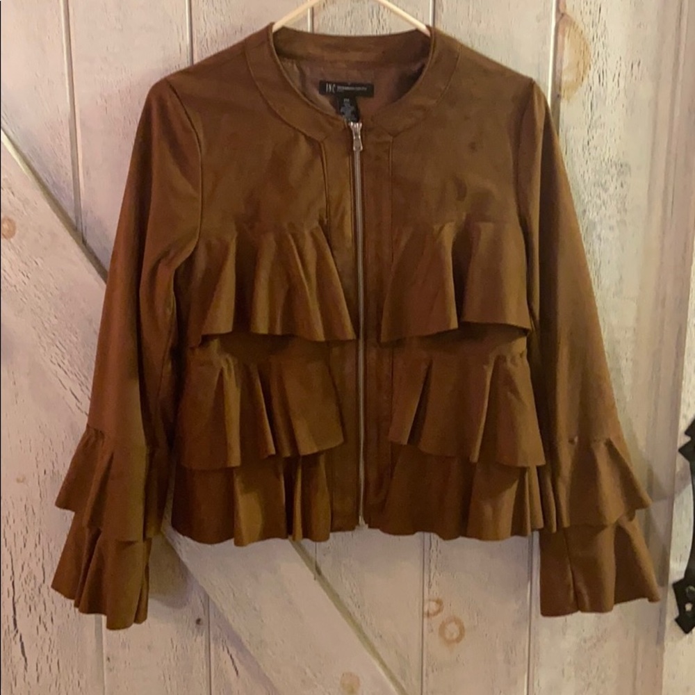Faux leather jacket